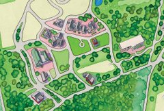 "The Pinehills", Plymouth MA map (detail):